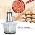 thumbnail image 4 of Food Processor, 300W 3L Electric Meat Grinder, Electric Food Chopper  Meat Blender   Chopper  Commercial Food Processor  Meat Chopper for Kitchen Garlic Fruits, 4 of 7
