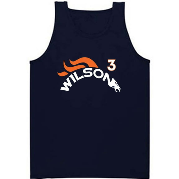 Broncos Russell Wilson Logo Tank Top