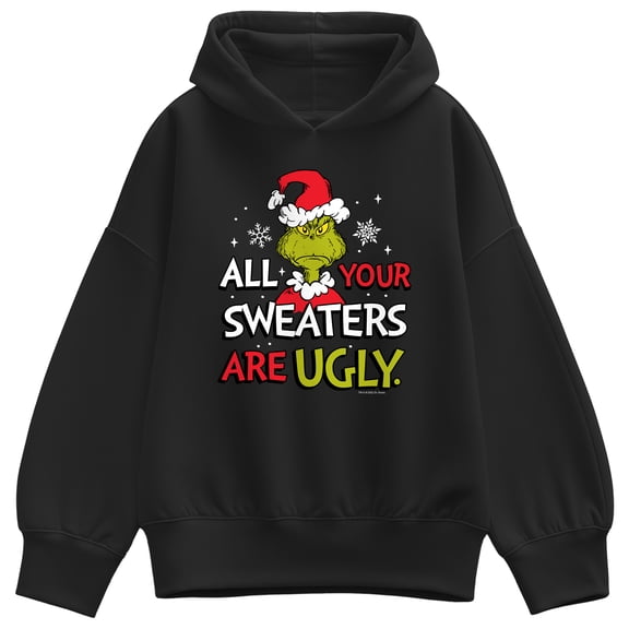 The Grinch - All Your Sweaters Are Ugly - Women's Oversized Fleece Hoodie Sweatshirt