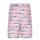 thumbnail image 5 of Mens Casual Pantalones Cortos Estilo Hawaiano Impreso Cortos de Playa con Cordón, Bolsillos con Forro Interior para el Verano, 5 of 6