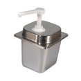 thumbnail image 4 of Dispensador de jarabe de café perfecl Bomba de 2,3 L acero inoxidable para uso comercial, 4 of 8