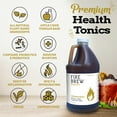 thumbnail image 3 of Fire Brew Fortify – Unsweetened Apple Cider Vinegar Wellness Tonic – 128 Concentrated Shots of Healthiest Organic, Vegan Ingredients for immunity, Digestion, & Fighting Inflammation – Half Gallon, 3 of 6