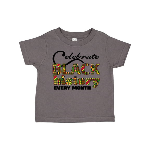 Inktastic Celebrate Black History Every Month Boys or Girls Toddler T-Shirt