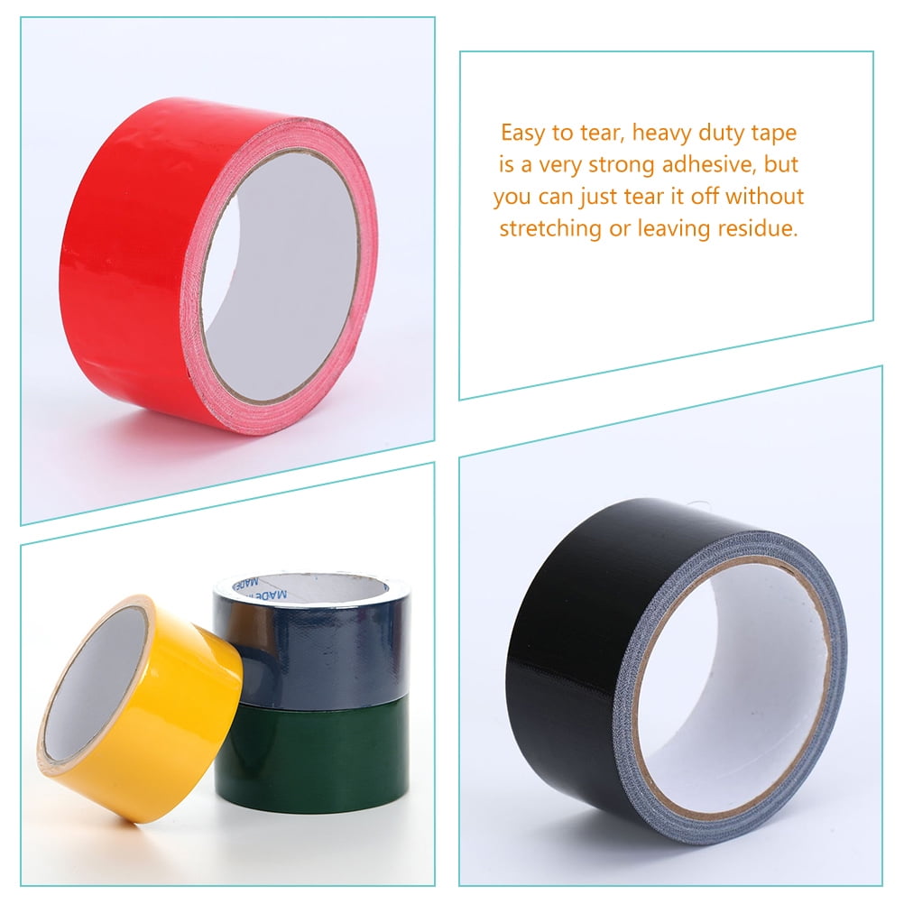 6 Rolls Duct Tape Emergency Repair Tape Color-Coding Tape Crafts Heavy Duty Repair Tape Industrial Tape Cloth 9x9cm