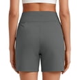 thumbnail image 2 of Athletic Shorts for Women Summer High Waisted Casual Stretchy Workout Yoga Shorts with Pockets, 2 of 7