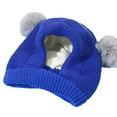 thumbnail image 4 of Krdevn Kids Winter Pompom Hat Knitted Ski Hat Double Pom Cap for Girls Boys, 4 of 5