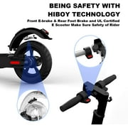 Hiboy S2 Lite 6.5in Solid Tires Electric Scooter, 350W Peak Motor,up to 10.6 Miles Long-Range & 13mph for Teens