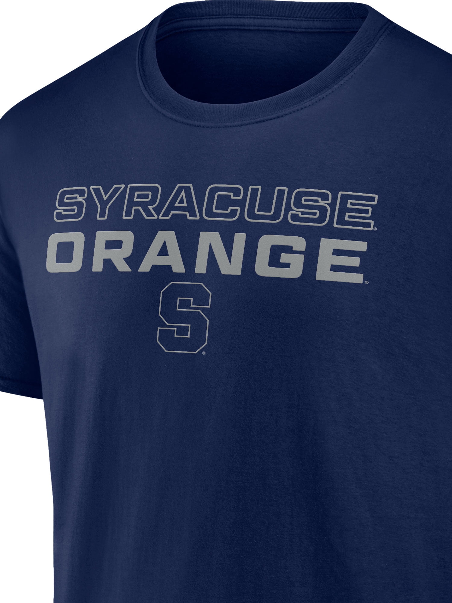 NCAA Syracuse Orange Men's Cotton Navy Short Sleeve T-Shirt