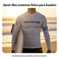 thumbnail image 4 of Abbraccia Rash Guard de hombre, manga larga, ajuste ceñido, protección solar, traje dividido para actividades acuáticas, 4 of 6