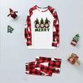 thumbnail image 2 of Penkiiy Christmas Pajamas for Family Matching Pjs Set, Red Plaid Reindeer Holiday Xmas Pajamas for Women Men Kids Red XL, 2 of 5