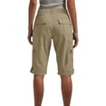 thumbnail image 4 of Cargo Capris for Women with Pockets Capri Cargo Work Pants for Women Casual Summer Khaki 2XL, 4 of 6