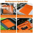 thumbnail image 6 of Silicone Griddle Cover for Blackstone 15.4 Inch Griddle, Heavy Duty Food Grade Silicone Griddle Cover, Griddle Accessories for Blackstone, Grill Protective Shelf Mat (Orange), 6 of 7