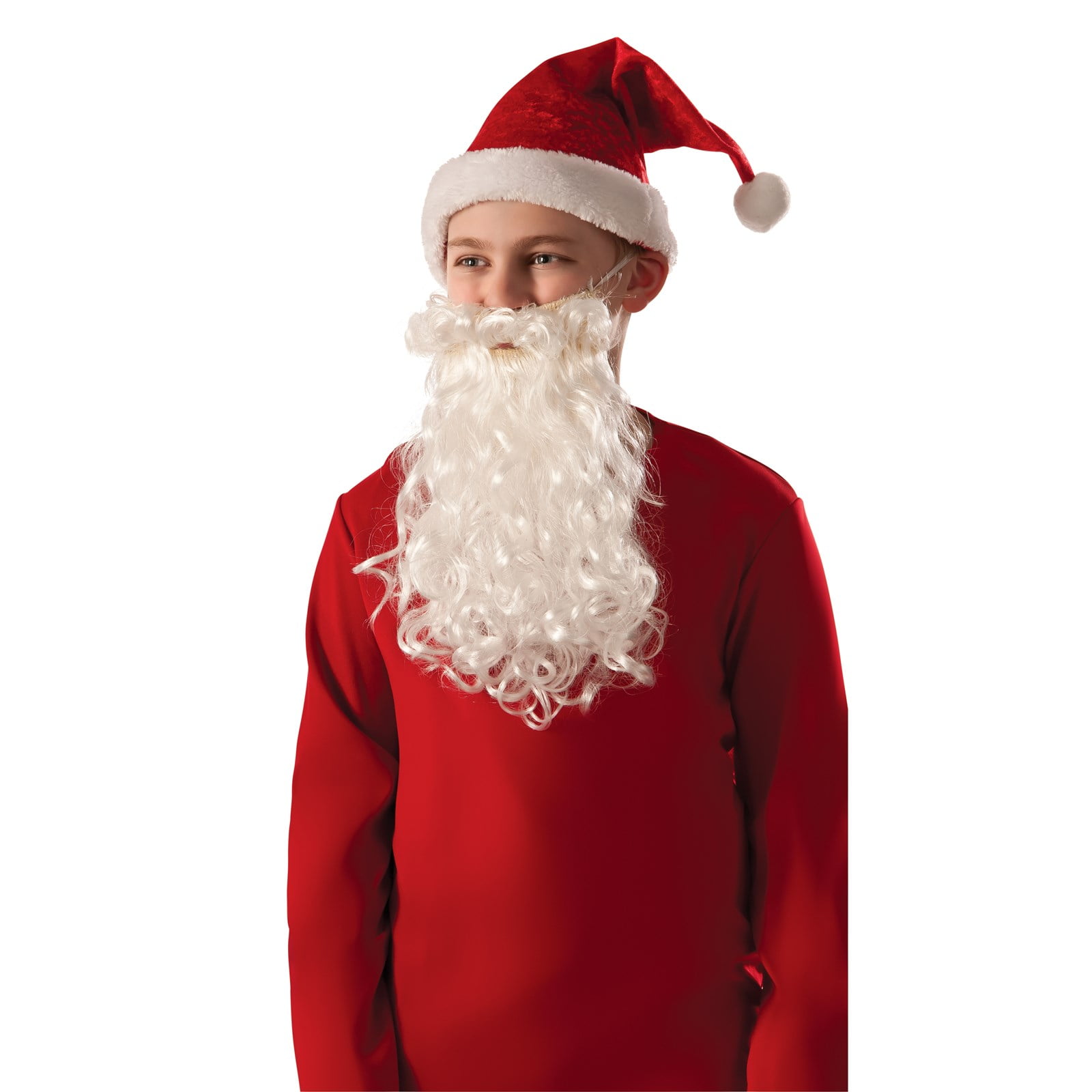 kids santa hat and beard