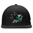 thumbnail image 2 of Men's Fanatics Black San Jose Sharks Primary Logo Snapback Hat, 2 of 4