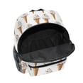 thumbnail image 6 of FORMRS School Backpack with Front Zippered Pocket 12" Student Travel Daypack, Cartoon Ice Cream Pattern, 6 of 6