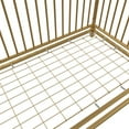 Little Seeds Raven 3in1 Convertible Metal Crib, JPMA Certified, Gold