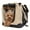 Khaki, variant on Pet Life ® '360° Vista View' Zippered Soft Folding Collapsible Durable Metal Framed Pet Dog Crate House Carrier