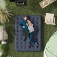 thumbnail image 2 of Outsunny Matelas Gonflable Grand Double, Bleu Foncé, 2 of 10