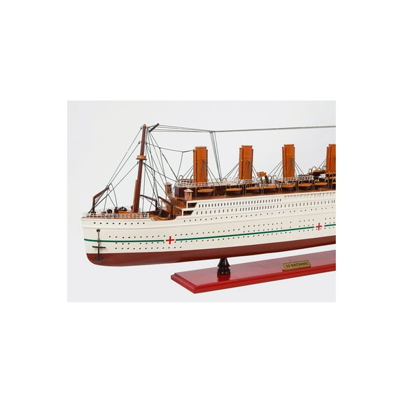 Old Modern Handicrafts SS Britannic Painted Medium Cruiseship Model