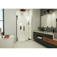 thumbnail image 2 of DreamLine Ascend 56 - 57 inch W x 72 inch H Frameless Pivot Shower Door in Oil Rubbed Bronze, 2 of 6