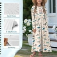 thumbnail image 6 of DISNIMO Cute Sharks Dress for Girls 13-14 Birthday Party Dresses for Girls Long Sleeve Dress with Pockets Kids Crew Neck Dress Long Sleeve Frock for Kids Dress Long Sleeve Casual Dress, 6 of 7