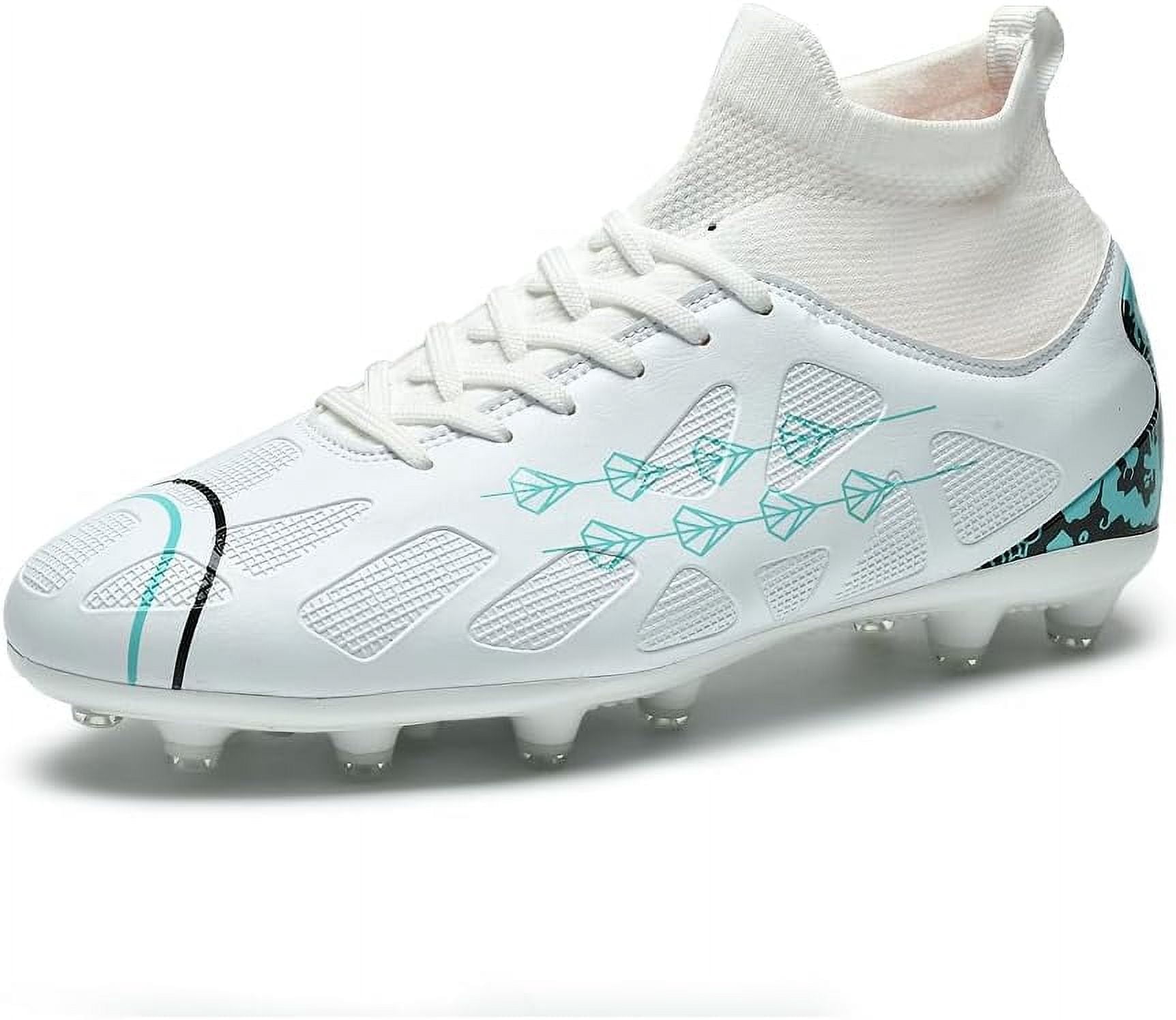 Mens Soccer Shoes,High Tops Soccer Shoes, Comfortable and Durable, Breathable, Sports, Professional, Youth, Kids, Unisex Soccer Shoes, Football Shoes