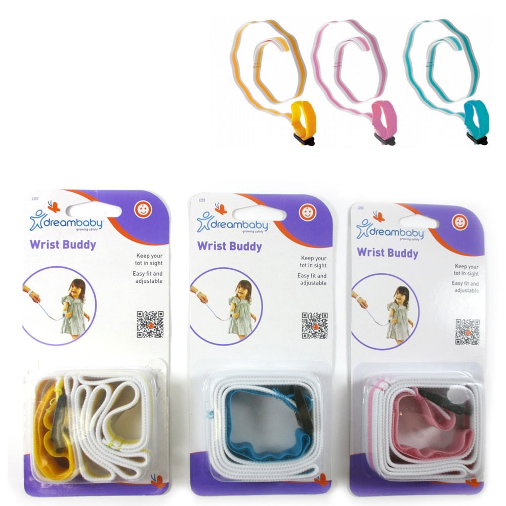Childs Wrist Link Strap Safety Lead for Kids Baby//Toddler Choice of 5 Colours