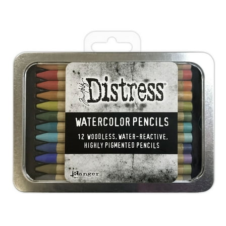 Tim Holtz Distress Watercolor Pencils 12/Pkg-Set 3