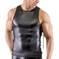 thumbnail image 5 of Zylarhe Mens Leather Set With Straps Underwear Vest Performance Clothing Food for Men, 5 of 9