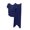 Blue, variant on Wenini Women’s Solid Color Short Sleeve Casual Loungewear Set with Draped Top Loose Skirt Plus Size Pajama Set
