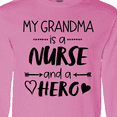 thumbnail image 4 of Inktastic My Grandma is a Nurse and a Hero Long Sleeve T-Shirt, 4 of 5