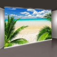 thumbnail image 3 of 10X7ft Tropical Rainforest Photography Backdrop Summer Beach Background Cloth for Wedding Photo Booth Custom Size, 3 of 5