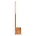 thumbnail image 3 of vidaXL Planter with Trellis Brown Solid Wood Fir, 3 of 5