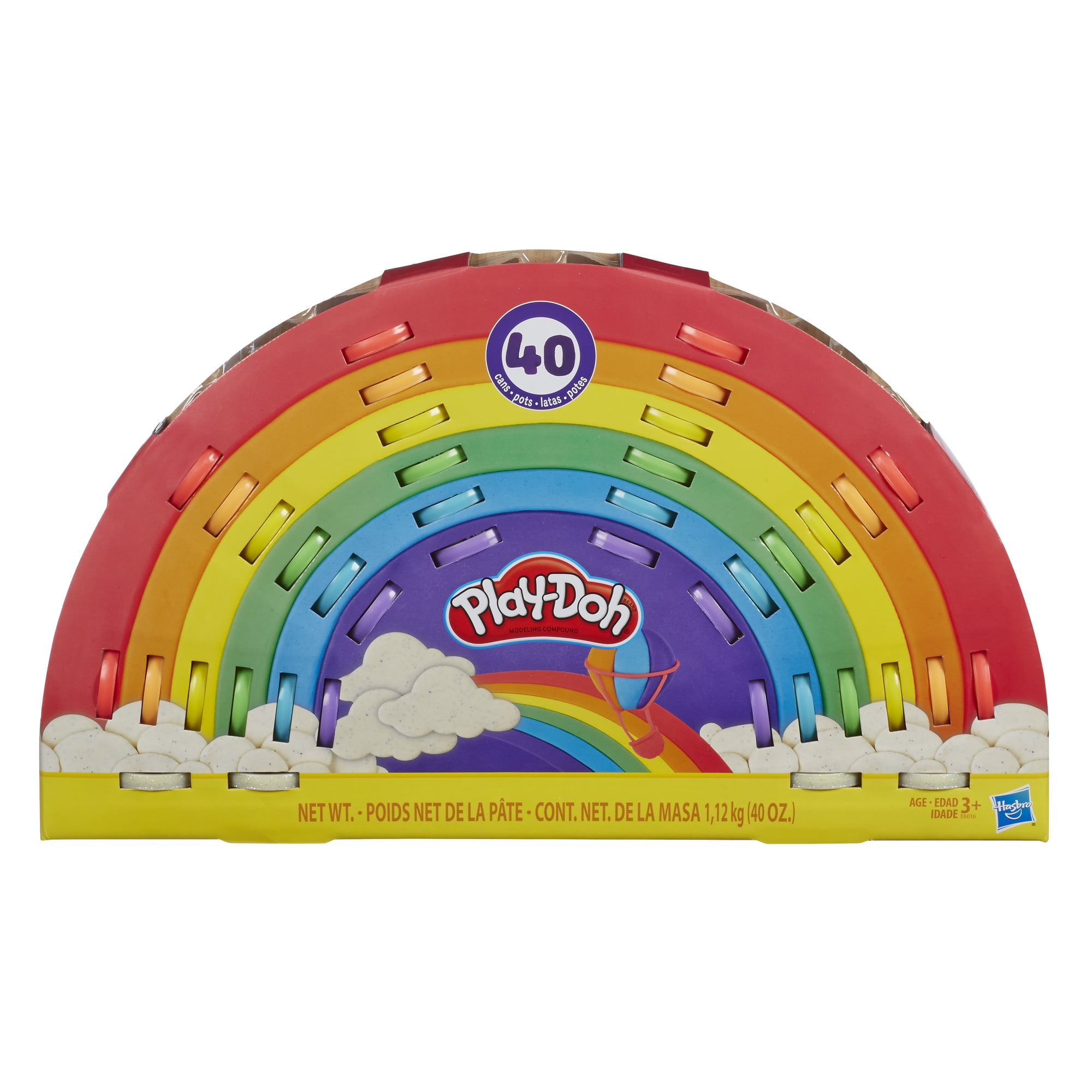 Play Doh Ultimate Rainbow 40 Pack With Play Doh Sparkle 3 Tools