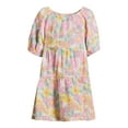 thumbnail image 5 of Wonder Nation Toddler Girl Tiered Dress, Sizes 12M-5T, 5 of 5