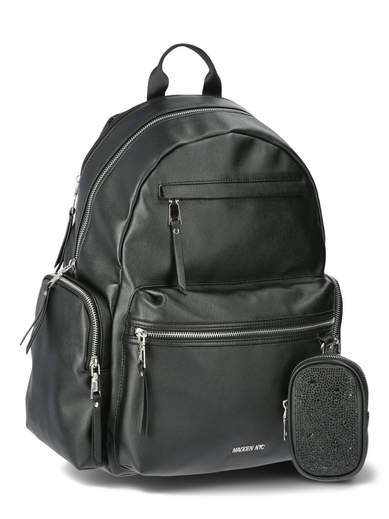 MADDEN ブラック リュック・バックパック Madden NYC Women's Buckle Flap Backpack, Black - Walmart.com