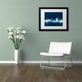 thumbnail image 3 of Trademark Fine Art "London England Skyline Navy" Canvas Art by Michael Tompsett, White Matte, Black Frame, 3 of 4