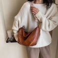 thumbnail image 2 of Bolso Hombro Vintage para Mujer Con Correa Ancha Bolso Diario para Mujer (marrón), 2 of 9