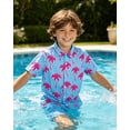thumbnail image 3 of Aideaone Boys Button Down Shirt Hawaiian Short Sleeve 3D Print Shirts for Kids Summer Beach 5-14 Years, 3 of 6