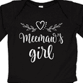 thumbnail image 4 of Inktastic Meemaw Girl Granddaughter Girls Long Sleeve Baby Bodysuit, 4 of 5