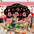 thumbnail image 5 of BBQ Baby Shower Backdrop Baby Q Baby Shower Party Decorations It’s A BabyQ Gender Reveal Barbecue Picnic Party Decorations Banner 70.8 x 43.3 Inch, 5 of 8