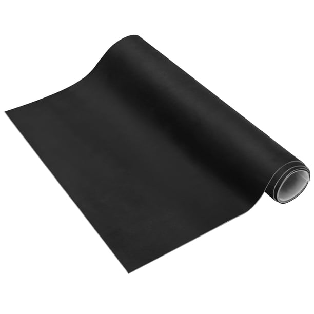 Gamuza Techo Revestimiento Tela 98" x 60" Espuma Respaldo para Automóvil Camión RV Negro