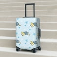 thumbnail image 5 of Uemuo Cartoon Turtle Printed Washable Luggage Cover - Fashion Suitcase Protector Fits 18-32 Inch Luggage -Large, 5 of 9