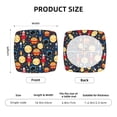 thumbnail image 5 of Honeii Colorful Astronomy Print Square Cushion Cover with Elastic Band & Ties,Sofa Cushion Covers,Furniture Protector for Living Room,Washable Sofa Seat Slipcover-Two Pieces, 5 of 7