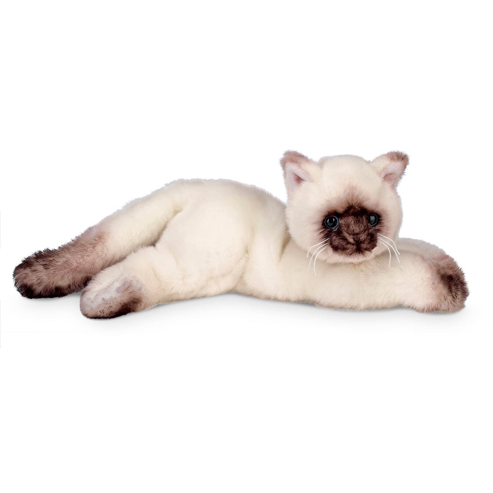Kitten 15 inches Bearington Collection . Bearington Jinx Plush Stuffed Animal Black Cat