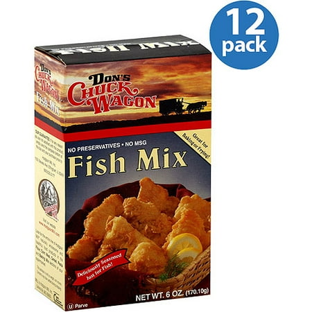 Don's Chuck Wagon Fish Mix, 6 oz, (Pack of 12) - Walmart.com