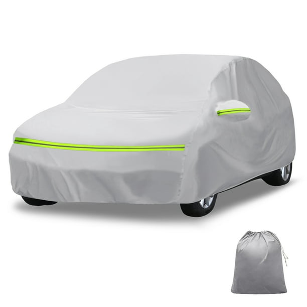 Funda para Coche Impermeable Unique Bargains, Funda de Aluminio y Algodón, Protección Universal para Hatchback
