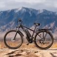 thumbnail image 5 of FENGQS Q8 Electric Bike for Adults, Peak 2000W Motor 48V 17.5Ah, 21-Speed Ebike, 80 Mile 35MPH Electric Mountain Bike, Front Suspension, (Black)UL 2849, 5 of 9