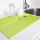 thumbnail image 2 of Almohadilla para secar platos Sunnimix de silicona plegable Verde 39x25 cm, 2 of 7