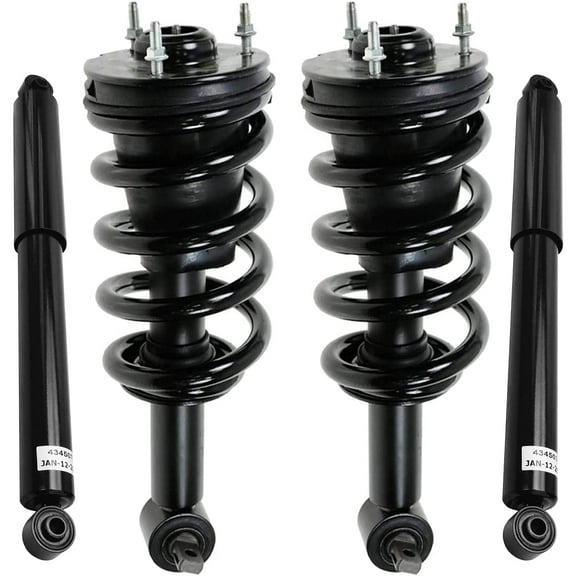 Detroit Axle Struts Shocks for 2007-2013 GMC Chevy, 58 Ib, 4 Pack